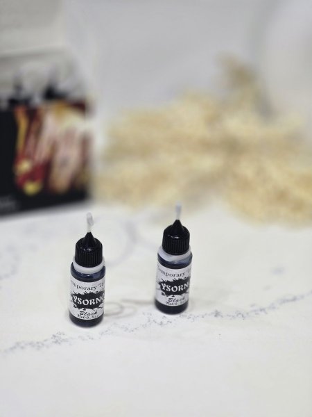 تاتو أسود مؤقت - لون فحم ثابت