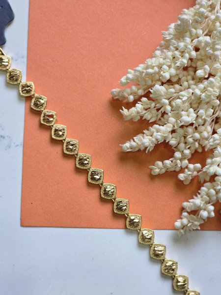 اسوارة ذهب روسي لون مكفول