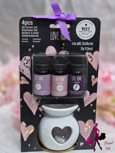 طقم مبخره مع عطور زيتيه