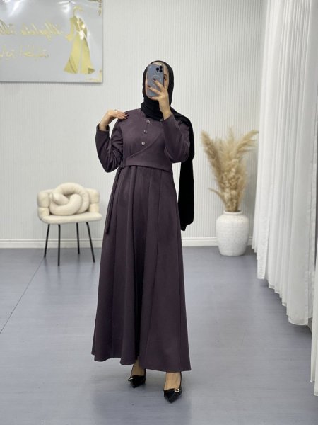 جلباب شموا بنفسجي